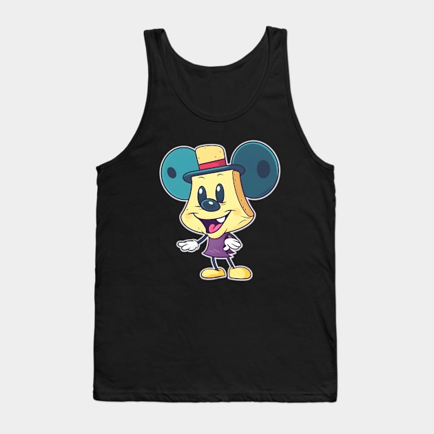 Mouse like toast Tank Top by Akimatax